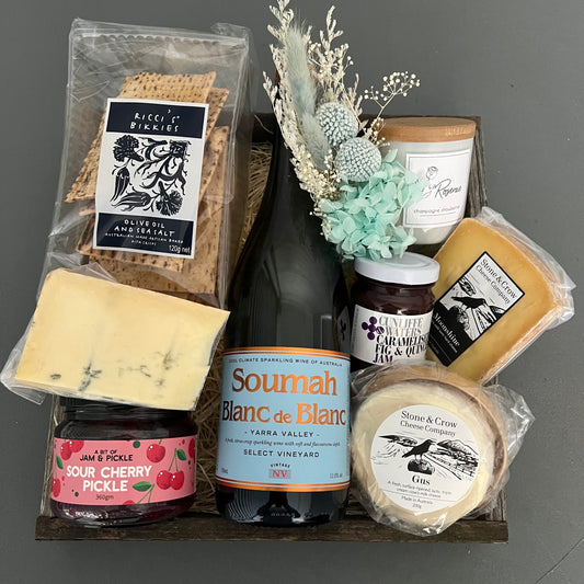 Bubbles, Cheese + Pamper